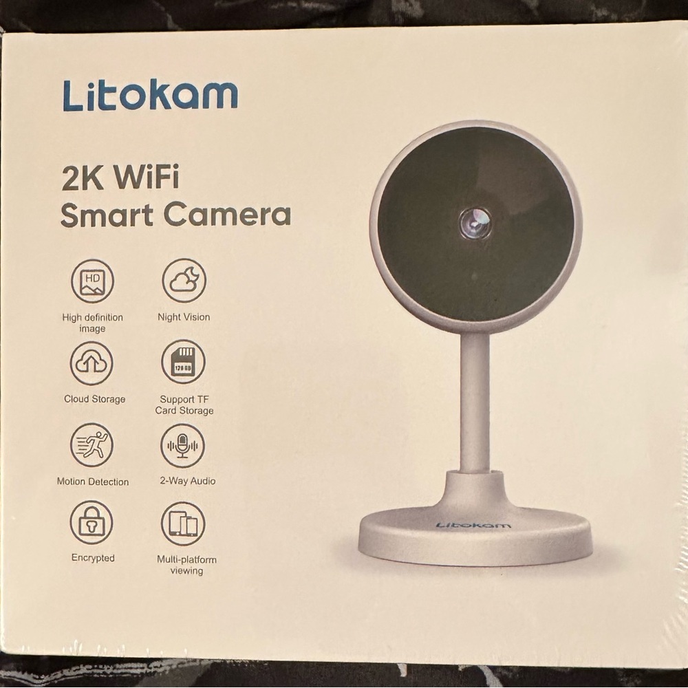 2K WiFi Smart Camera - Gray